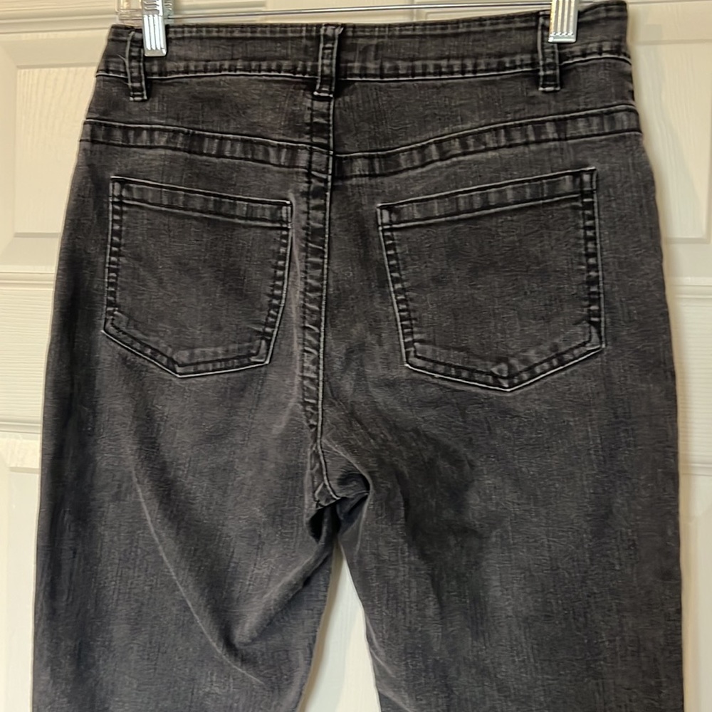 Pendleton Black/Dark Gray Cotton Blend Skinny Jea… - image 5